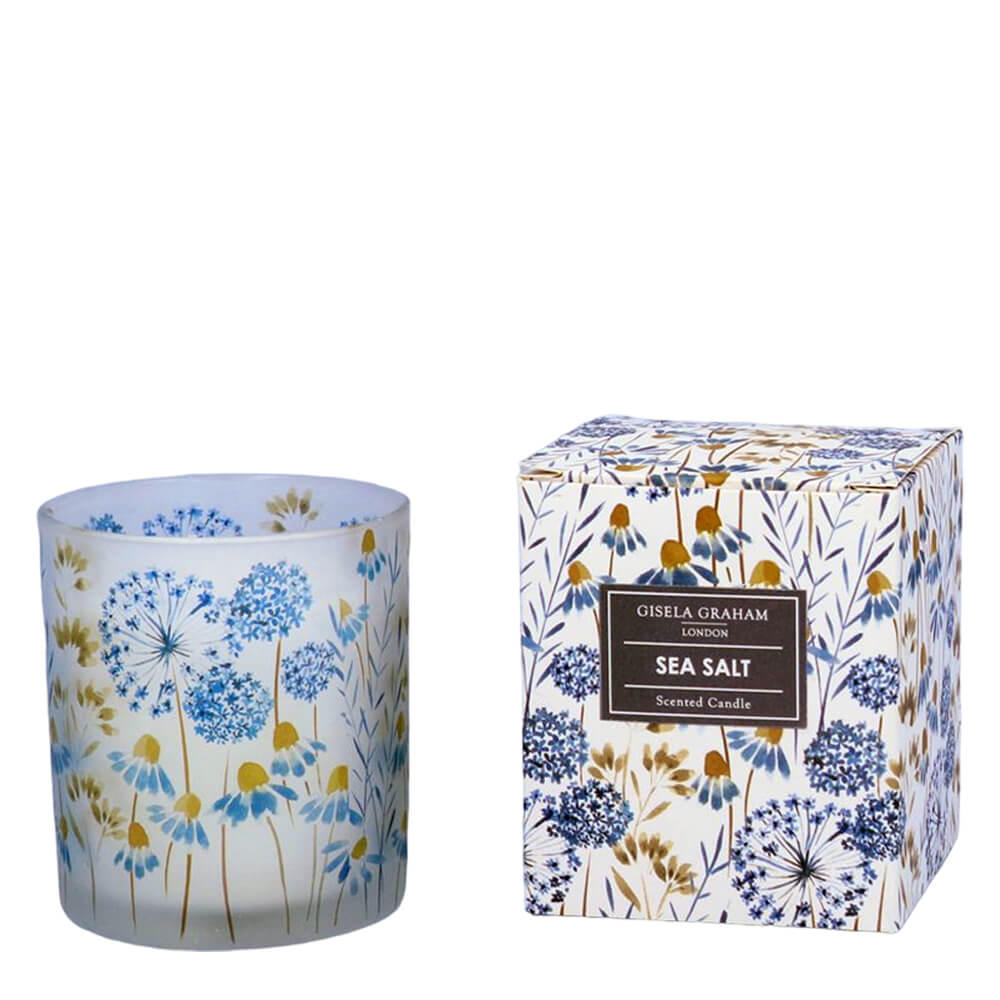 Gisela Graham Boxed Scented Candle Blue Meadow Large